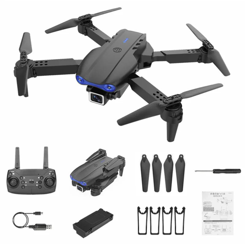 K3 Drone 4k HD Dual Camera WiFi FPV Foldable Dron 1080P RC Quadcopter Toy Drone