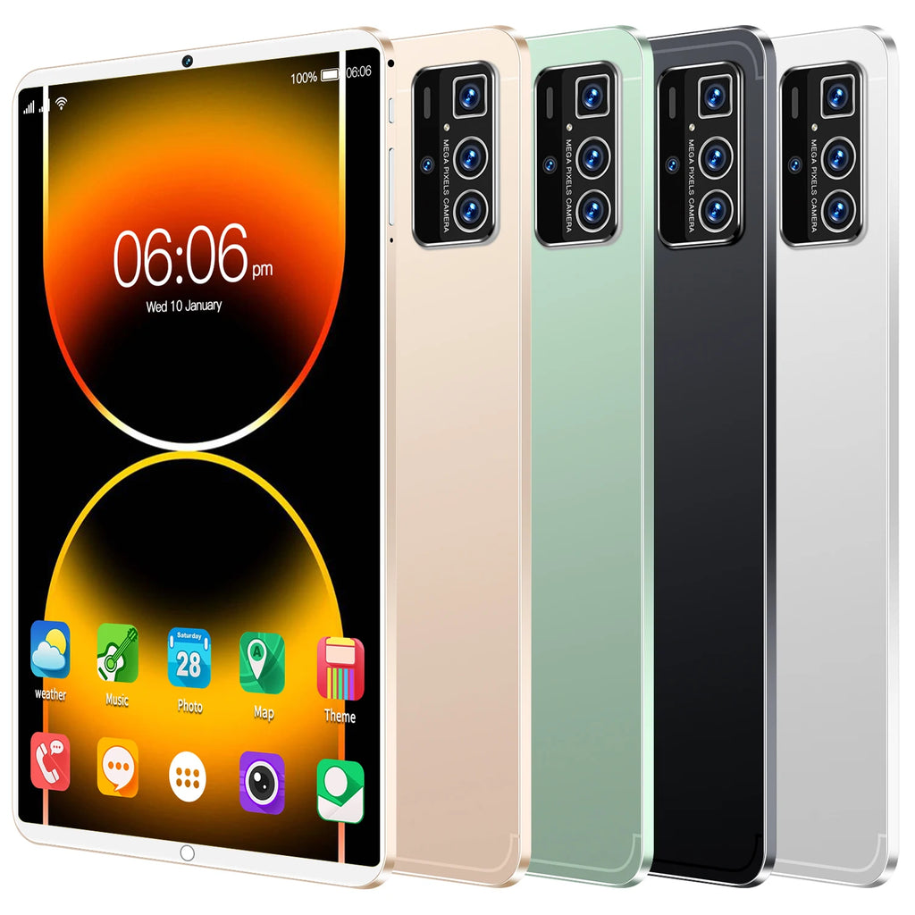 Custom Branded 12 Inch Android Tablet with Dual SIM  16GB+1TB Educational Use Phone Call Capable