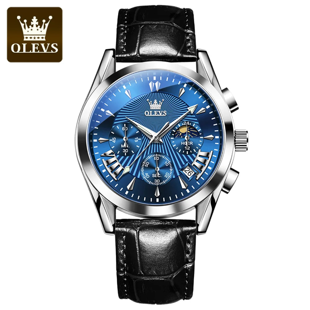 Good Price Factory Customize Private Label Luxury Men's Watches Wrist Leather Wristwatches 2876 Quartz Watch for Men