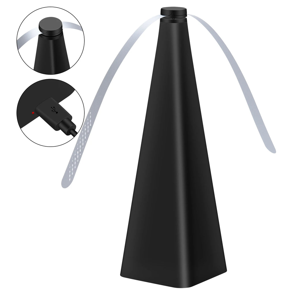 BolerGifts Bug Repellent Fans for Tables Rechargeable Bug Repel for Outdoors Picnic Camping Solid State