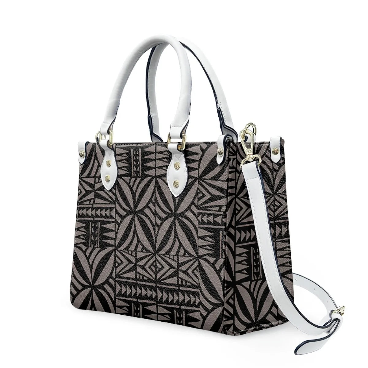 Customize Women's Handbag Leather Bags Women Handbags Ladies Wholesale Custom Polynesia Hawaiian Style Handbags for Women Luxury