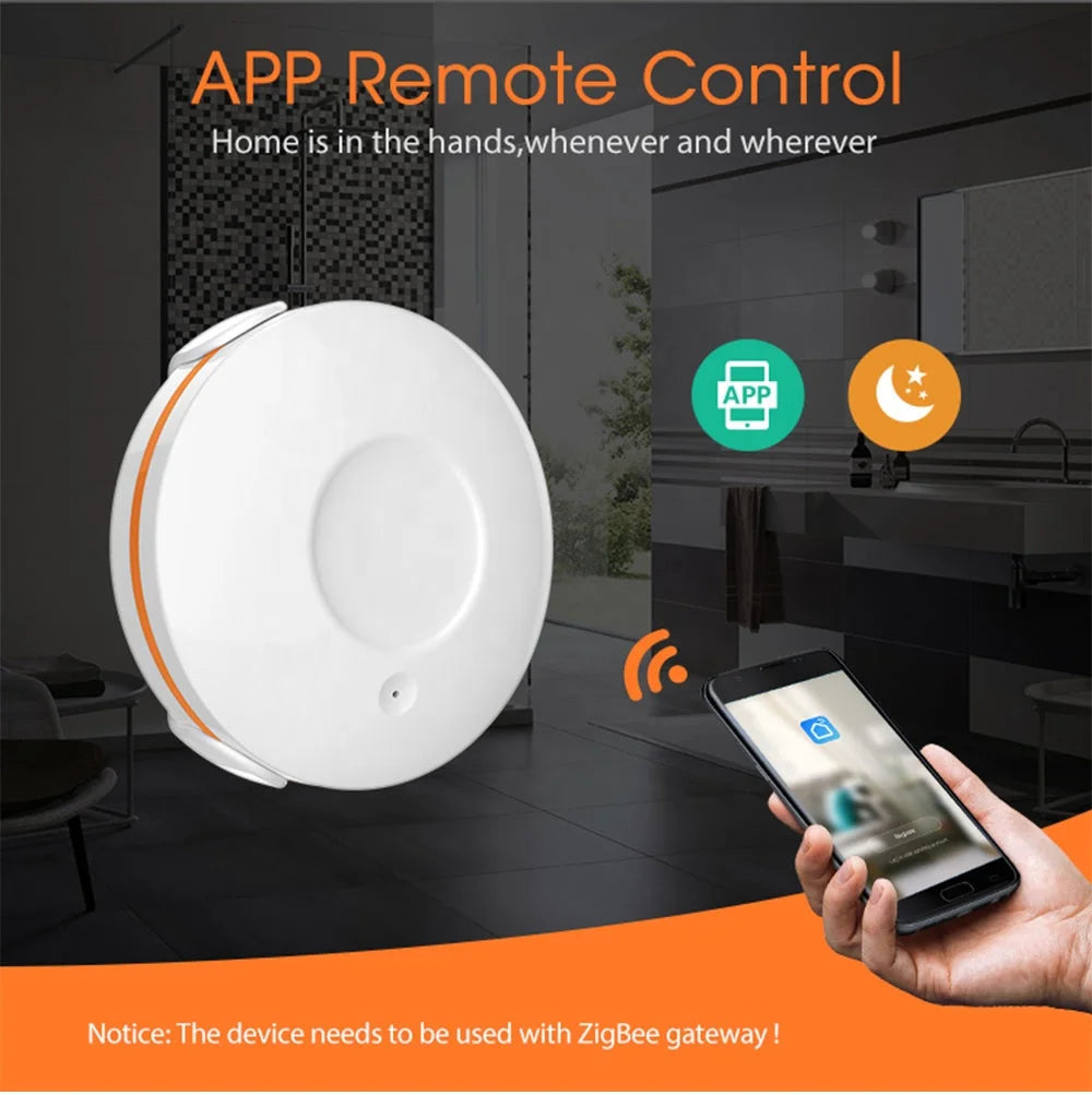 Smart Home Flood Overflow Alarm System IP55 Tuya APP Zigbee Water Sensor Detection WiFi Water Leak Detector Water Leakage Sensor