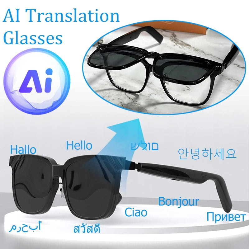 SG-18 Pro AI Smart Glasses with Simultaneous Interpretation: Break Language Barriers in Travel and Cross Cultural Communication