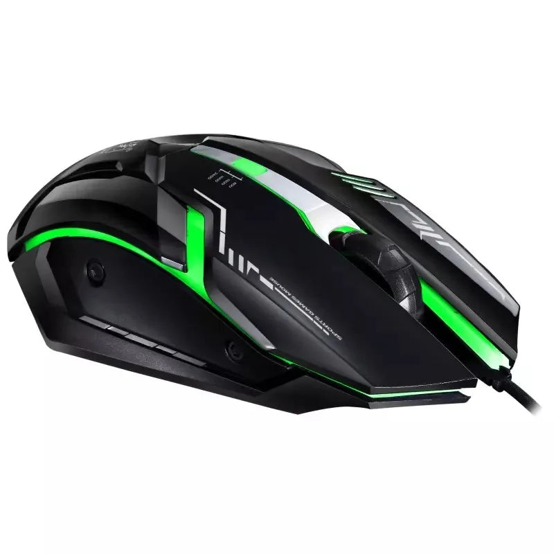 2025 Hot V17 RGB Optical Mouse USB Wired Gaming Computer Ergonomic with 3D Buttons ABS Material