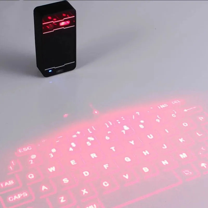Portable Wireless Bt Virtual Projection Keyboard for Phone Android Pad Tablet PC Notebook Mini Laser Keyboard