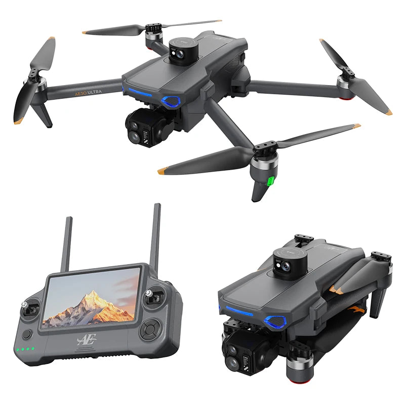 Hot Sell AE30  MINI 4K  Dual Camera WiFi FPV Air Professional  Fpv Drone  Rc Drone   Professionnel 4k  Drone Without Oas