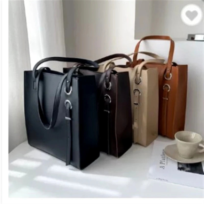 Cross-border 2025 New Bags: Large-capacity Student Class Bucket , Single-shoulder , Hand, Korean Version Underarm Womens