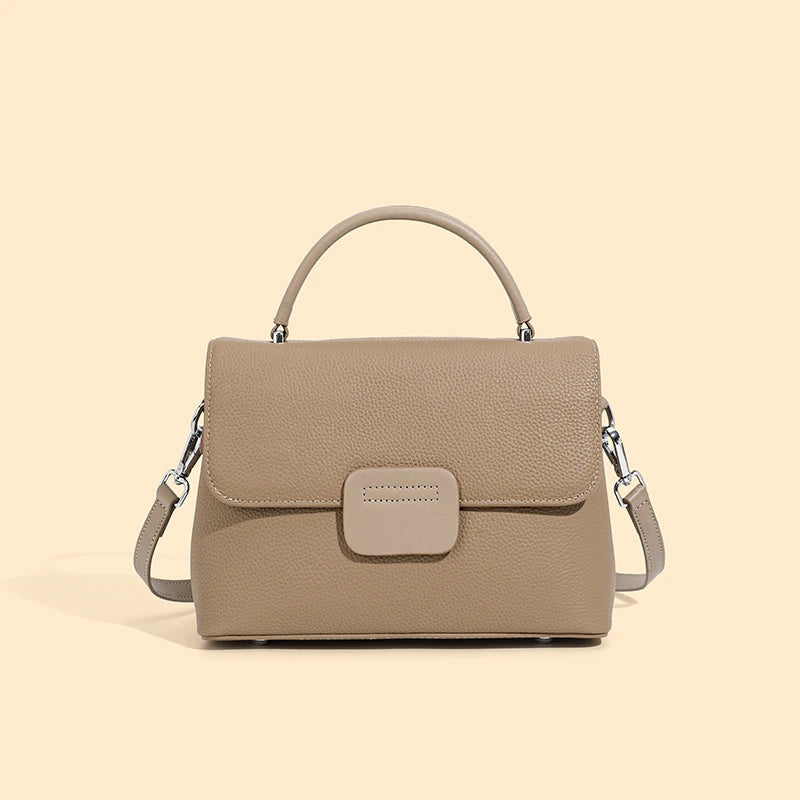 Custom Designer Ladies Purses Women Handbags Retro Casual Simple Cow Leather Women Crossbody Girls Fashion Quality Shoulder Bags