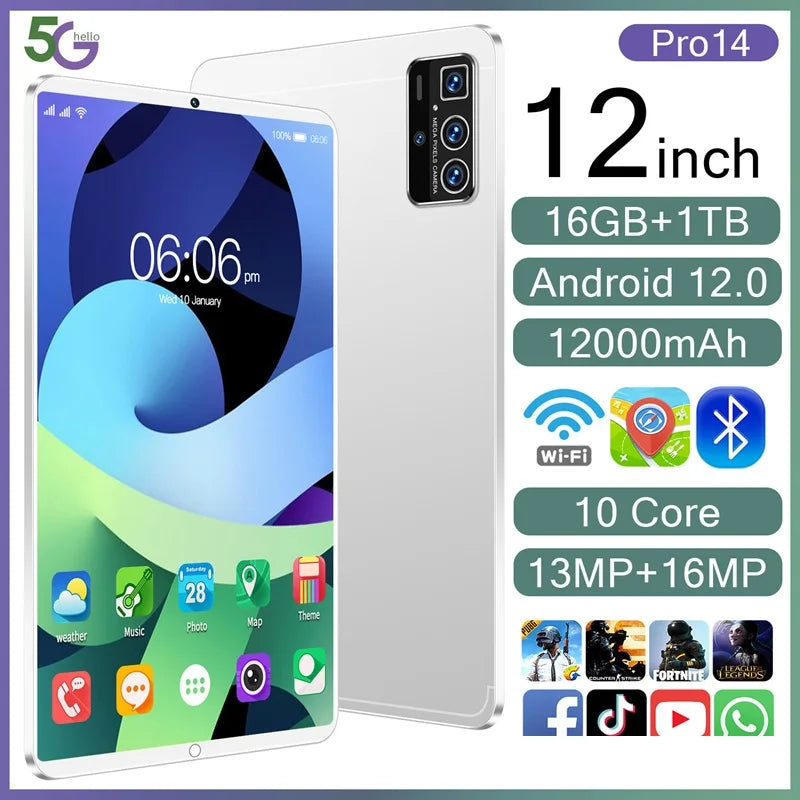 Cheap Tablet 10.1 Inch 1280*800 IPS 2GB RAM 16GB ROM 4G Network Dual Sim Card Android with Touch IPS Screen Tablet PC