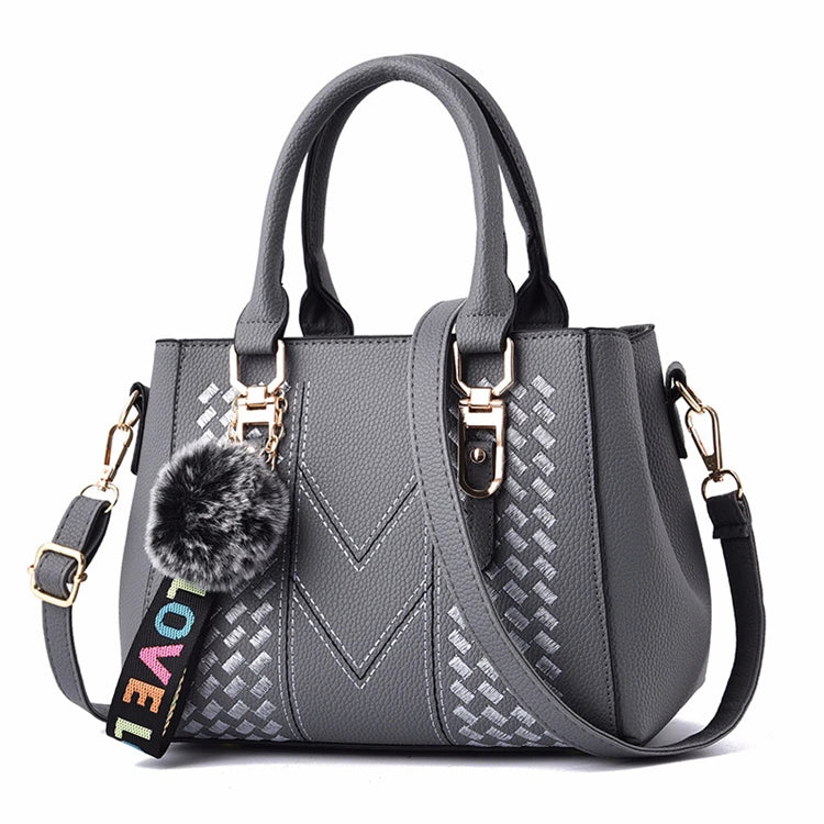 Korean Style High-quality Women Handbags Ladies Trendy Products Pu Leather Handbag Set for Lady Tote Bag