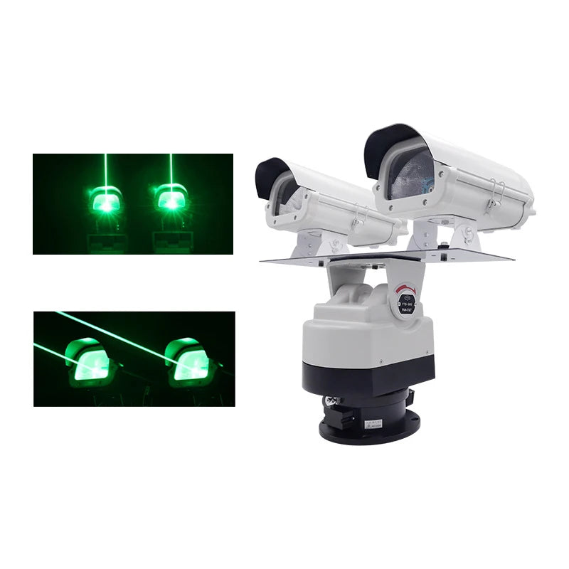 520nm Double Head 8W 12W Waterproof Highway Warning Lights Laser Bird Repellent Outdoor Landmark Lights Bird Repellent Equipment