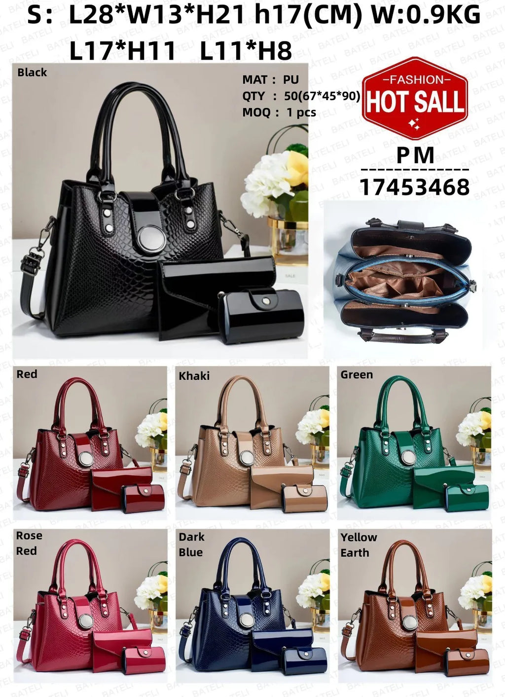 New Fashion Versatile Retro Simple Leisure Elegant Temperament Large Capacity Bags Women Handbags Lady