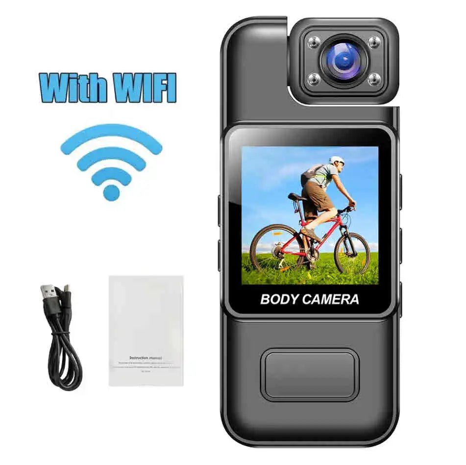 Portable Ultra HD 4K Mini Camera with WiFi 1080p Digital Video Recorder Infrared Night Vision Sports DV Small Camcorder Body Cam