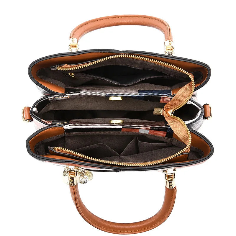 New Lattice High Capacity Fashion Trend Messenger Bags Luxury Women's Bags Womens Handbags Tote Bag