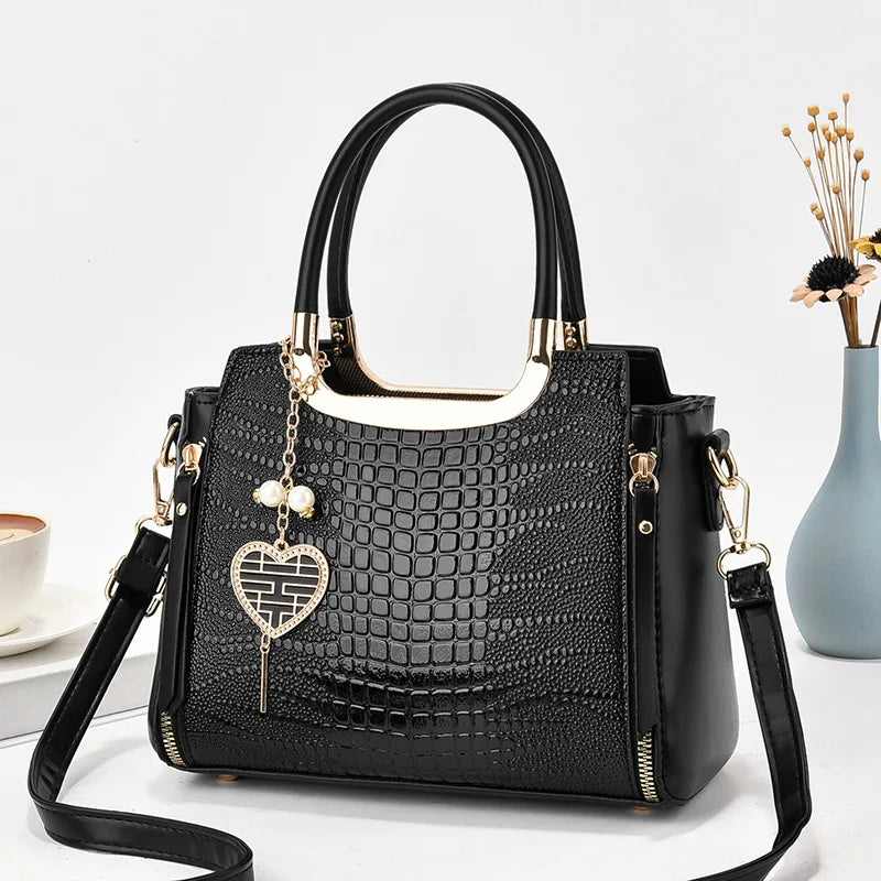 Wholesale New Fashion Pu Leather Bags Ladies Hand Bags Shoulder Crossbody Luxury Women Handbags