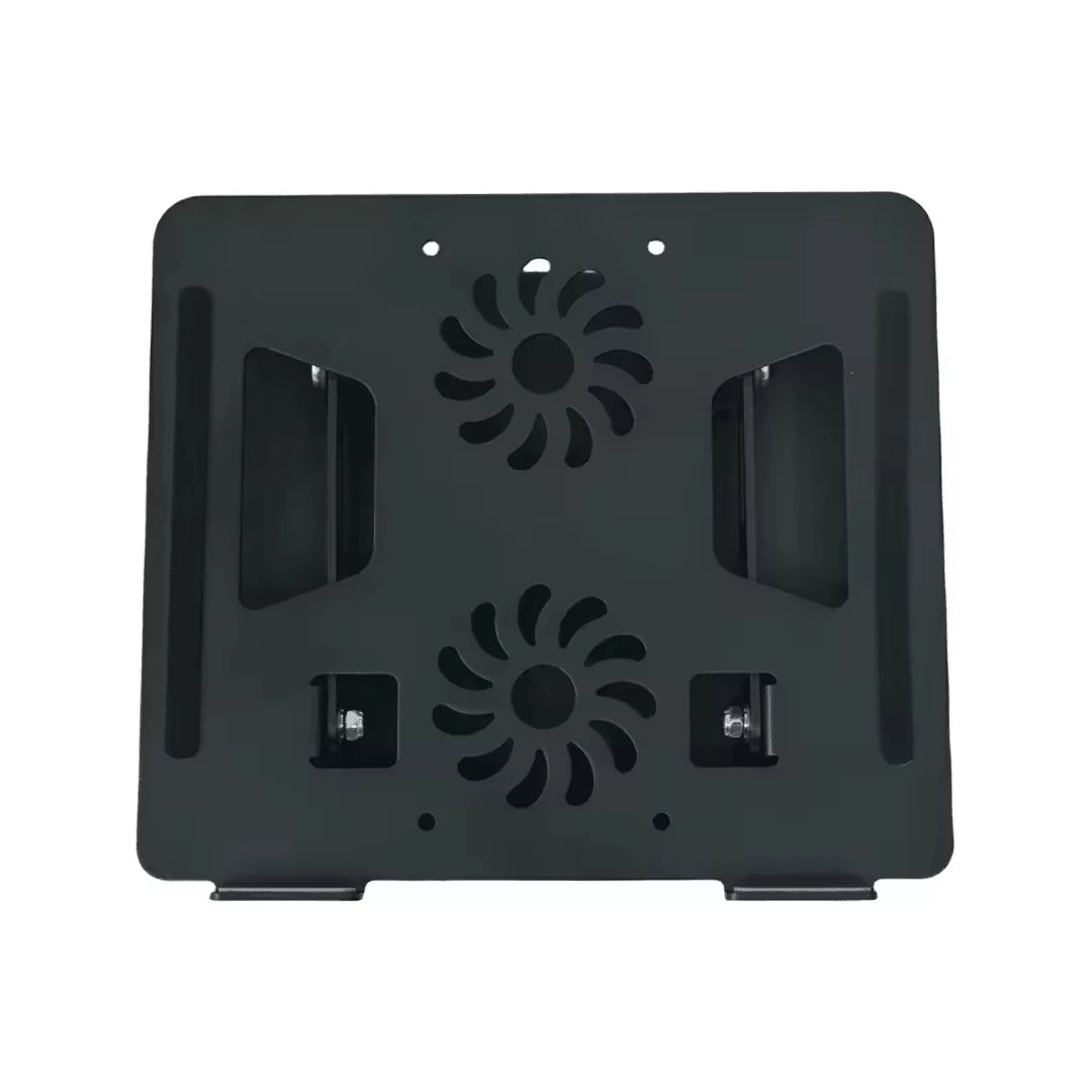 Metal Adjustable Laptop Stand 360 Degree Rotating Laptop Cooling Stand Foldable Laptop Riser Stand with Double Fans