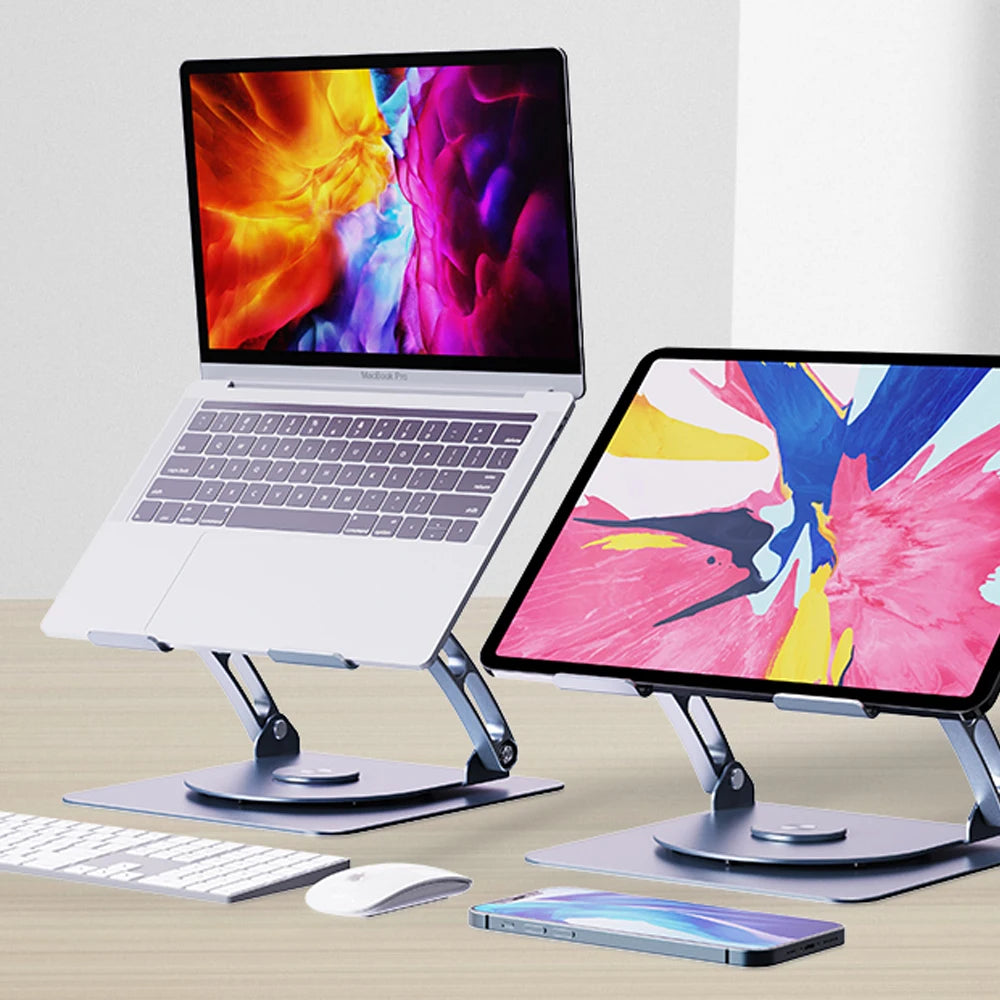 Desktop Folding Laptop Stand with Cooling Fan Refrigeration Laptop Cooler & PC Stand