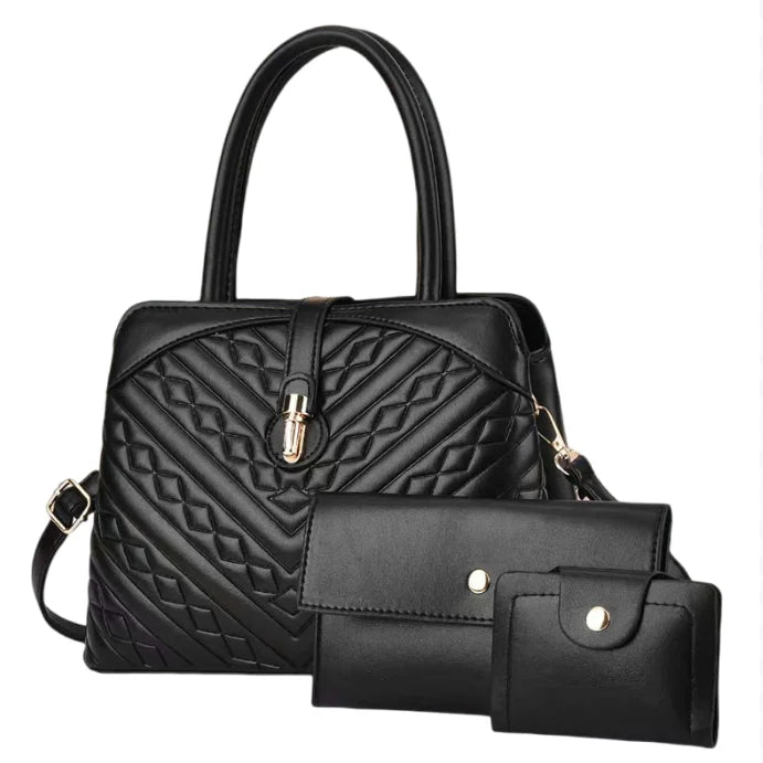 2024 New Texture Pattern High Capacity Fashion Trend Messenger Bags Luxury Women's Bags Womens Handbags Tote Bag Handbag Set