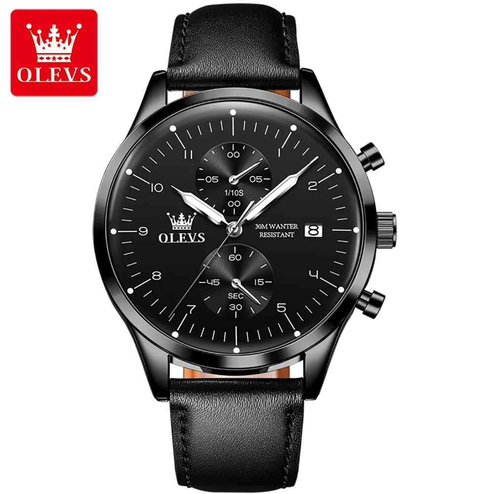 OLEVS 2880 Top Brand Men's Watches Luxury Original Quartz Male Wrist Watch Waterproof Luminous Business Dress 2026 New Fashion