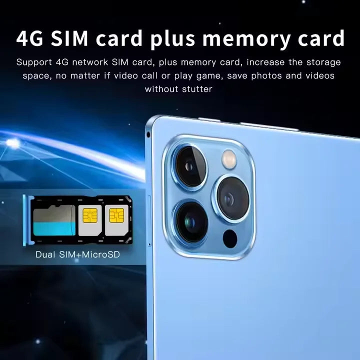 Custom Business Office Free APP 10.1 Inch Android 5G Wifi 4G Calling Tablet PC Dual SIM 8GB+256GB Phone Call Tablette Tableta