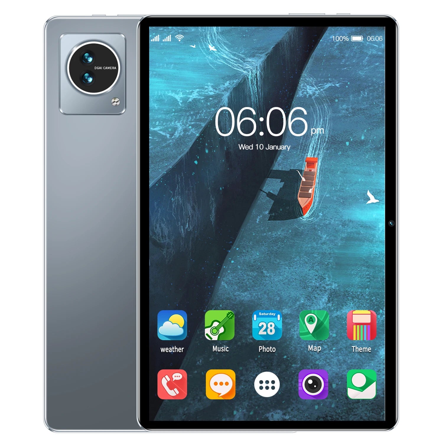 10 Inch V10 Tablet 10-Core Android13 Dual Card Dual Standby 16G+512G Qualcomm Octa Core 1920x1200 4G 5G Compatible Educational