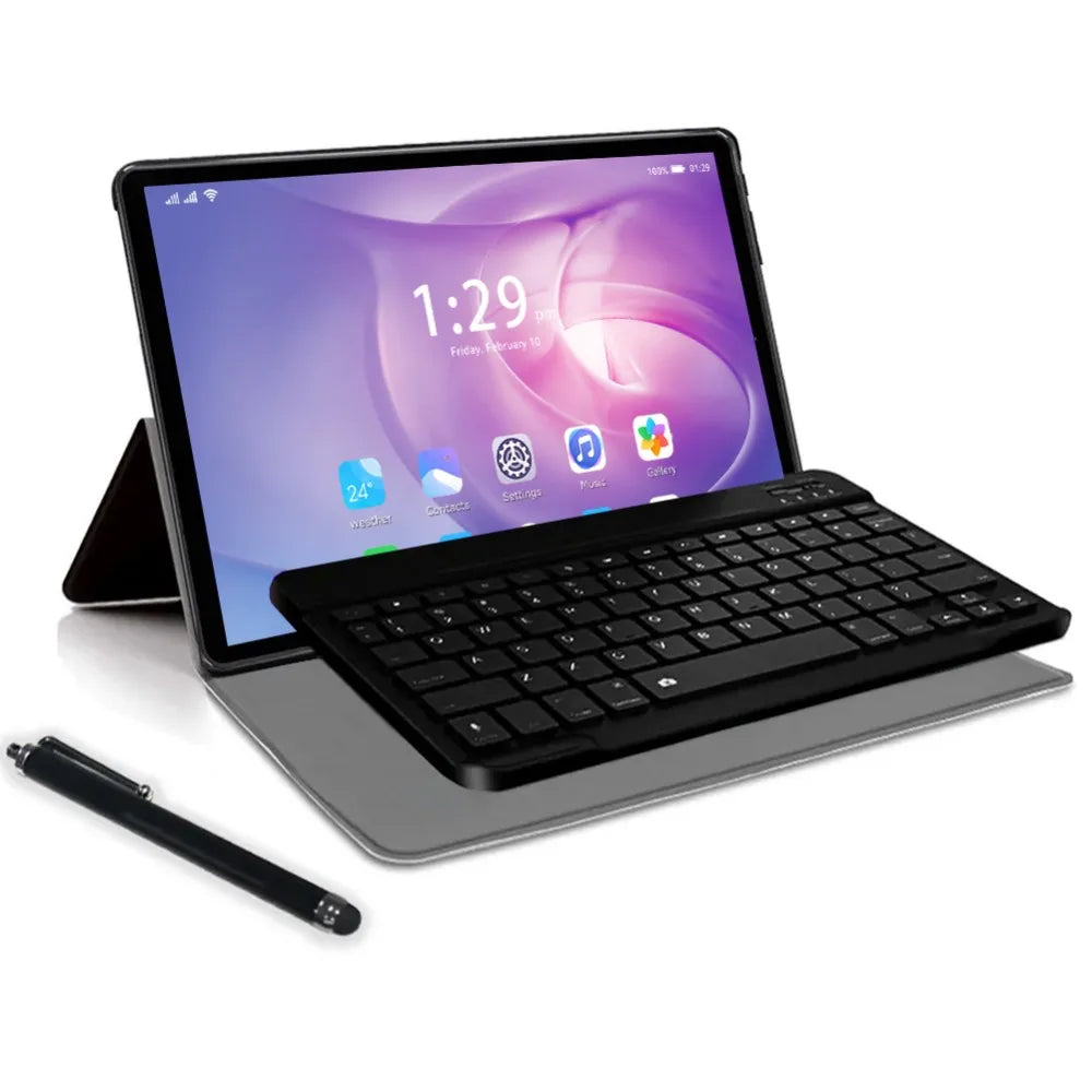 Brand High Quality Android 15 11" 16GB +512GB Dual Sim Card 2in1 Laptop 4G 5G Tablet PC Computer Tablette Tableta with Keyboard