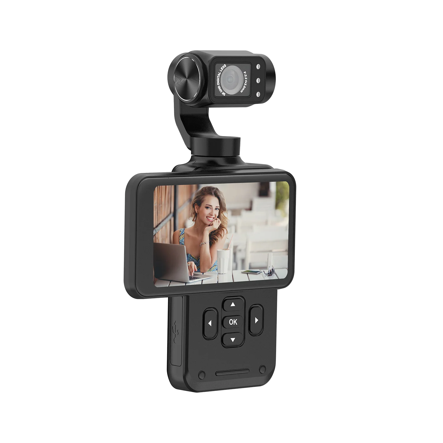 Winait 3 Axis Gimbal Anti Shake Portable Vlog Digital Video Camera