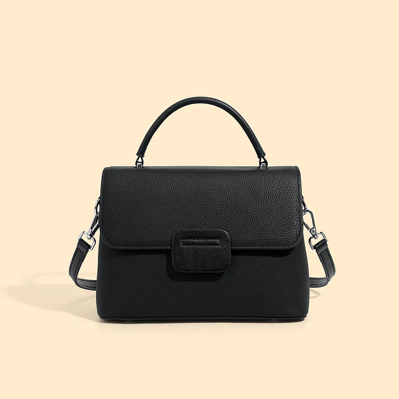 Custom Designer Ladies Purses Women Handbags Retro Casual Simple Cow Leather Women Crossbody Girls Fashion Quality Shoulder Bags
