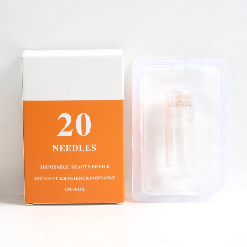 Hydra Roller 64pins 20pins 0.25mm 0.5mm 1.0mm 1.5mm Micro Titanium Stamp Hydra Needle Derma Roller Skin Care Hair Beard Growth