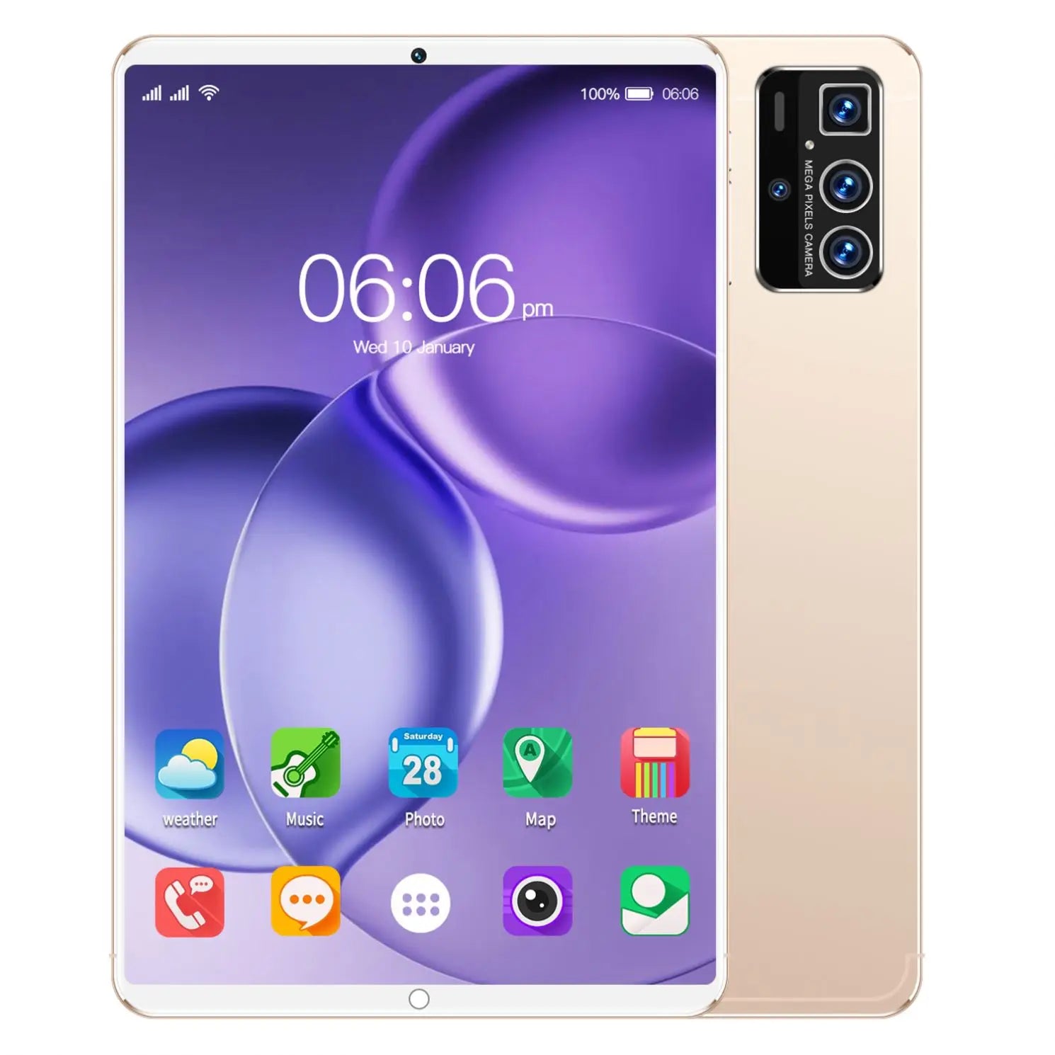 Educational Android Tablet with Phone Call Feature 10.1 Inch Dual SIM 16GB+1TB  Pro 14 Branded