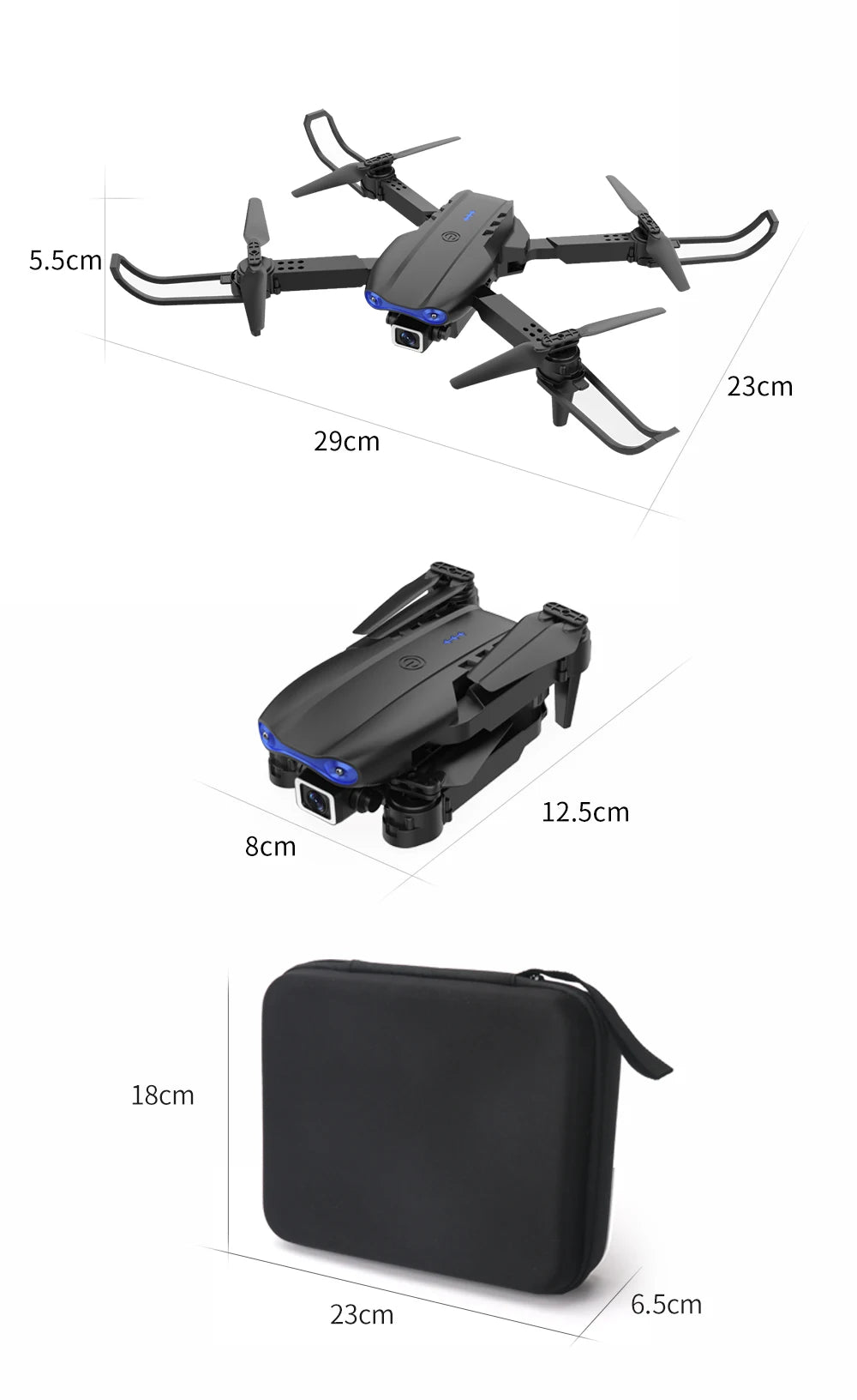 K3 Drone 4k HD Dual Camera WiFi FPV Foldable Dron 1080P RC Quadcopter Toy Drone