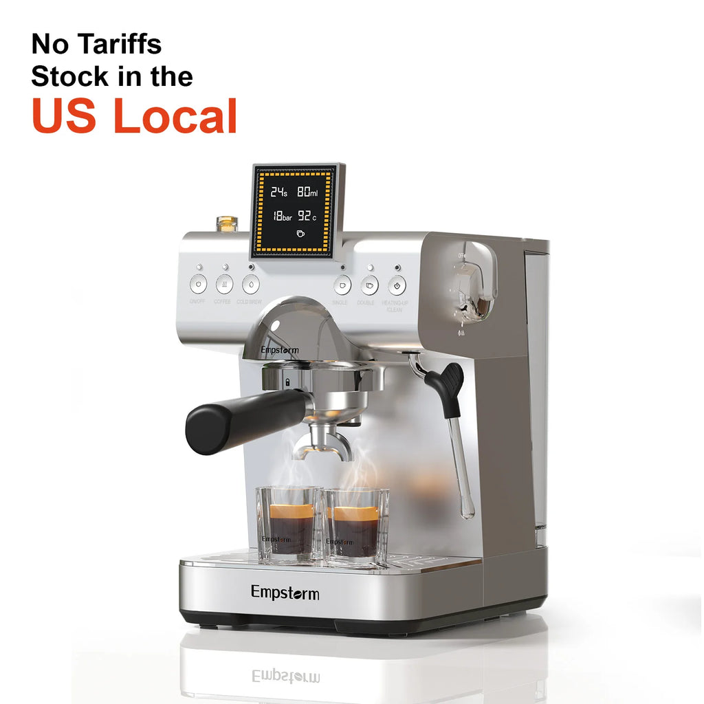 For CB1 20 Bar Semi-Automatic Coffee Machine 3-in-1 Function for Latte Cappuccino Espresso Portable Car Use Milk Frother