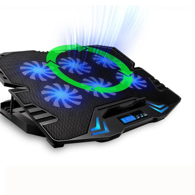 Best Selling Laptop Notebook Tablet Pc Cooler Six Fans Cooling Notebook  Pad