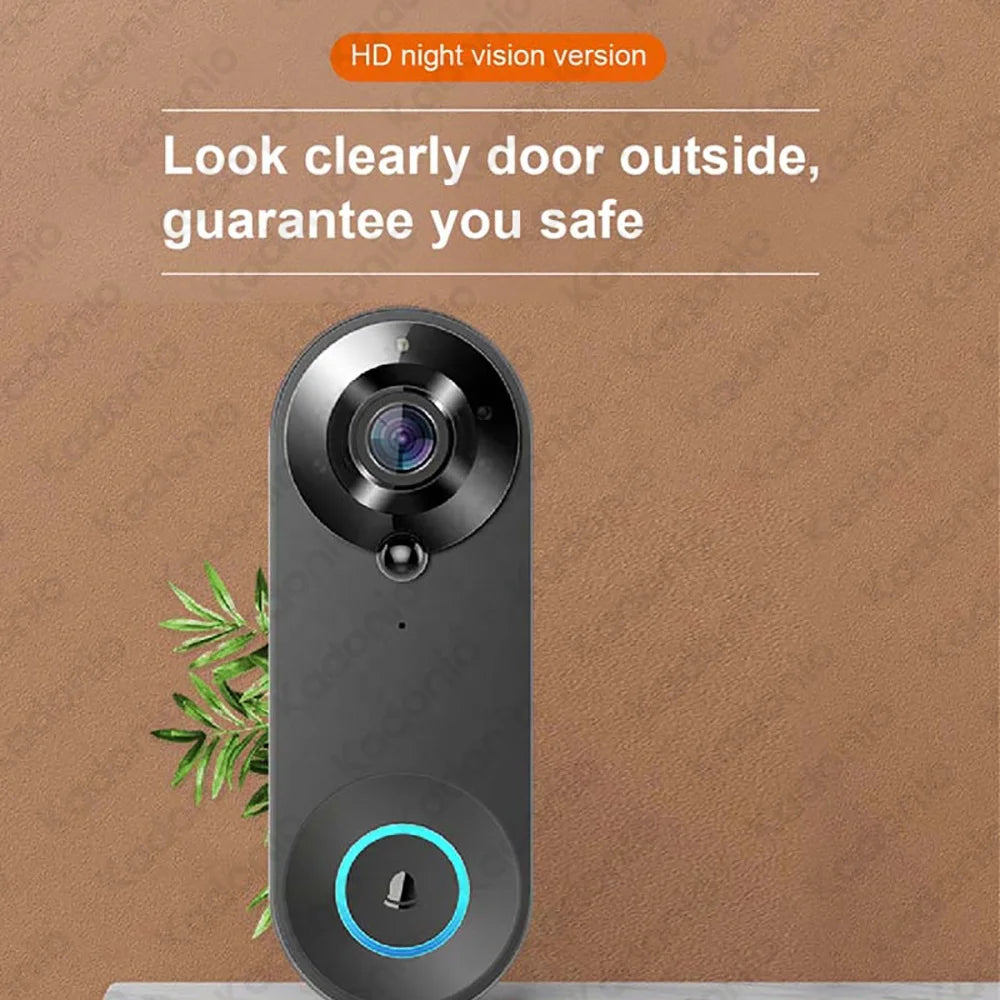 Kadonio 1080P WiFi Video Intercom Door Bell  PIR Motion Detection Tuya Smart Camera Two-Way Audio