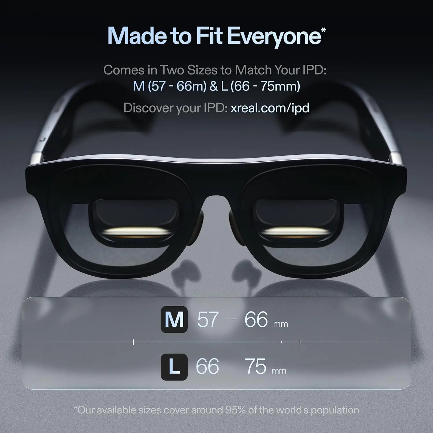 XREAL One Pro AR Glasses X1 Chip Native 3 DoF X-Prism Optics Real 3D 57FOV 171" 120Hz FHD Display iPhone 17/16 Steam Deck ROG