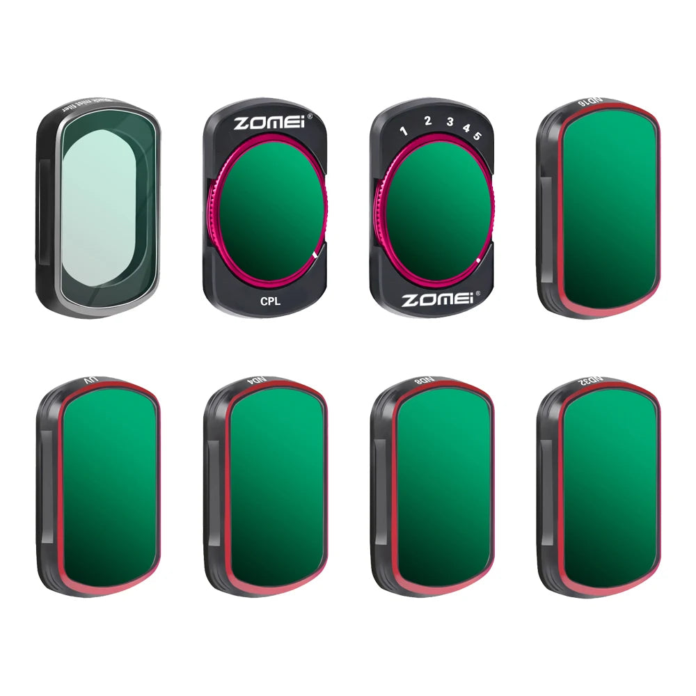 ZOMEI Lightweight Aluminum Alloy and Tempered Glass Magnetic Lens Filters Soft Streak Soft Black for OSMO POCKET 3