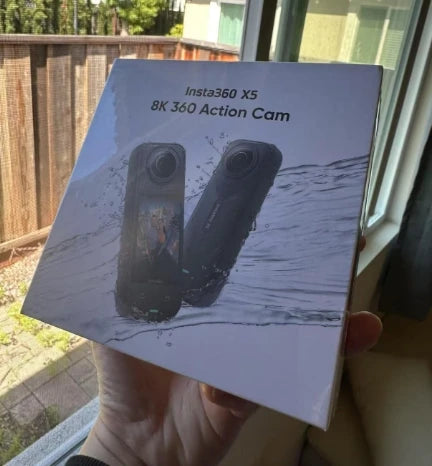 Insta360 X5 2025 New Launch: 8K 360° Action Camera with 2400mAh Battery 15M Waterproof & Replaceable Lenses for Stunning Shots