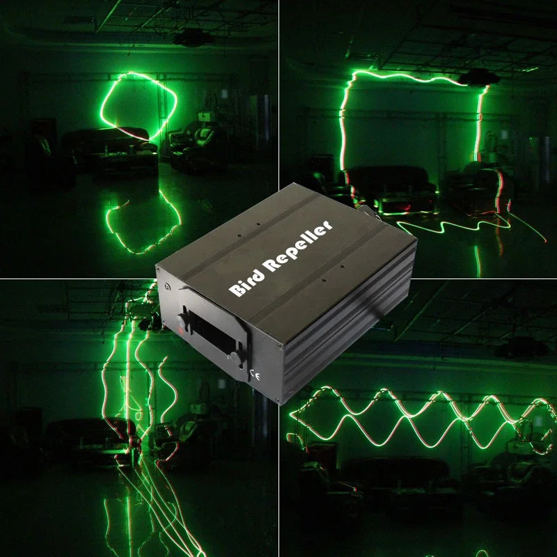 Indoor Bird Laser Light Harmless Bird Repellent Device With RF Control for Farm Warehouse Keep Birds Pigeon Away