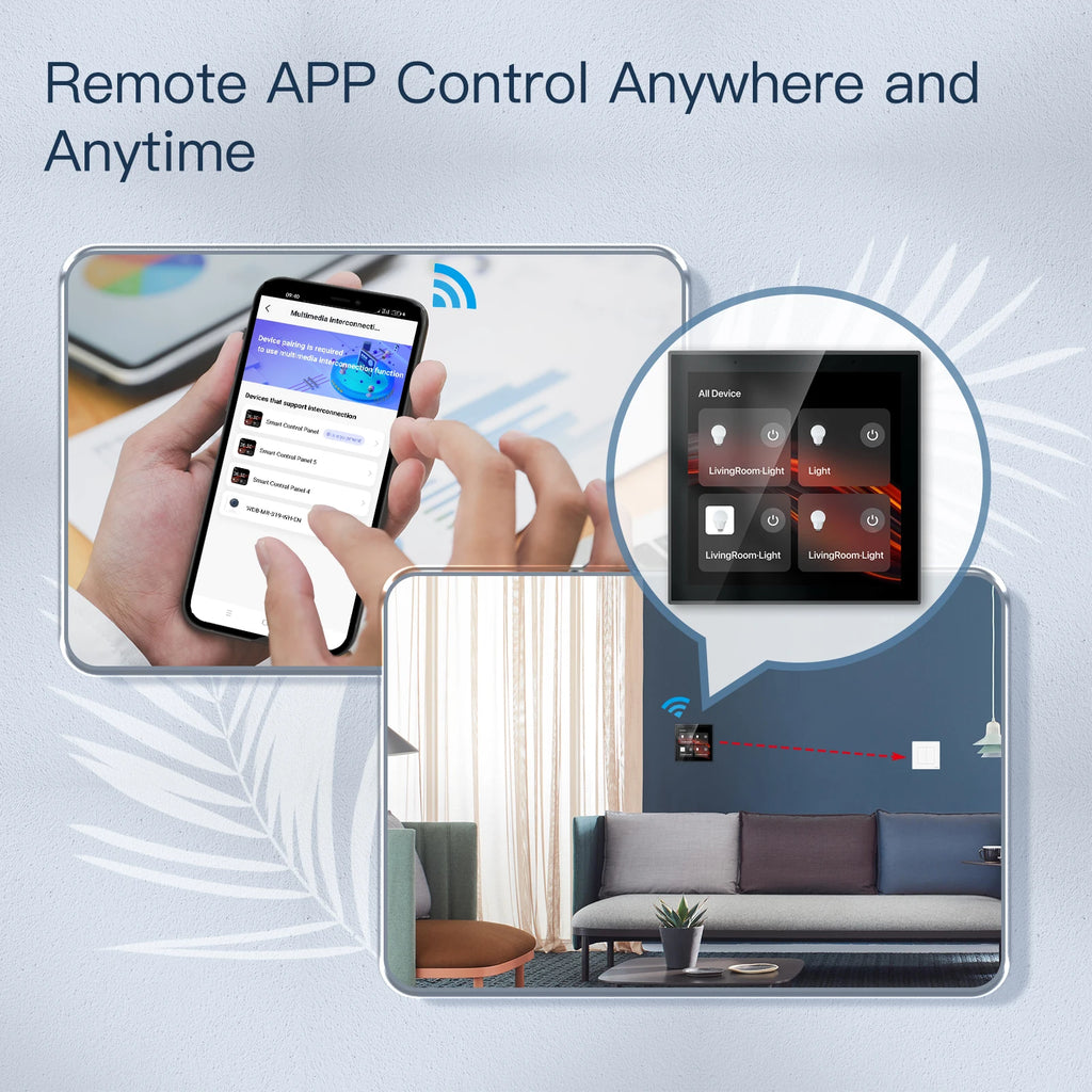 Alexa Central Control Panel Tuya Smart Home System Automation MOES