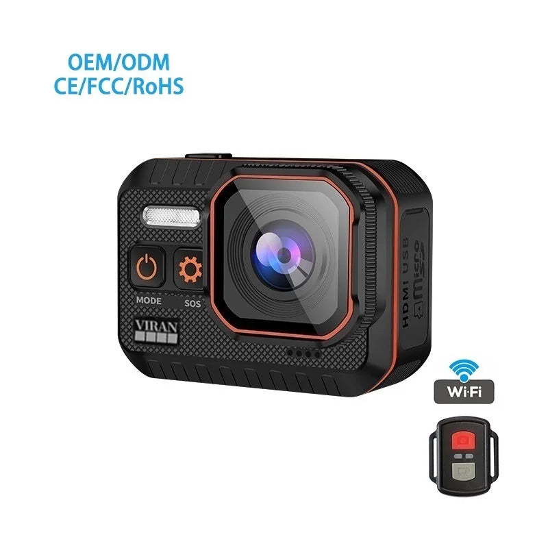 Factory Direct Supply 4K60 FPS Ultra HD Action Camera 2.0 Inch Outdoor Diving Waterproof Camera Car Motorbike Dash Camera VL002