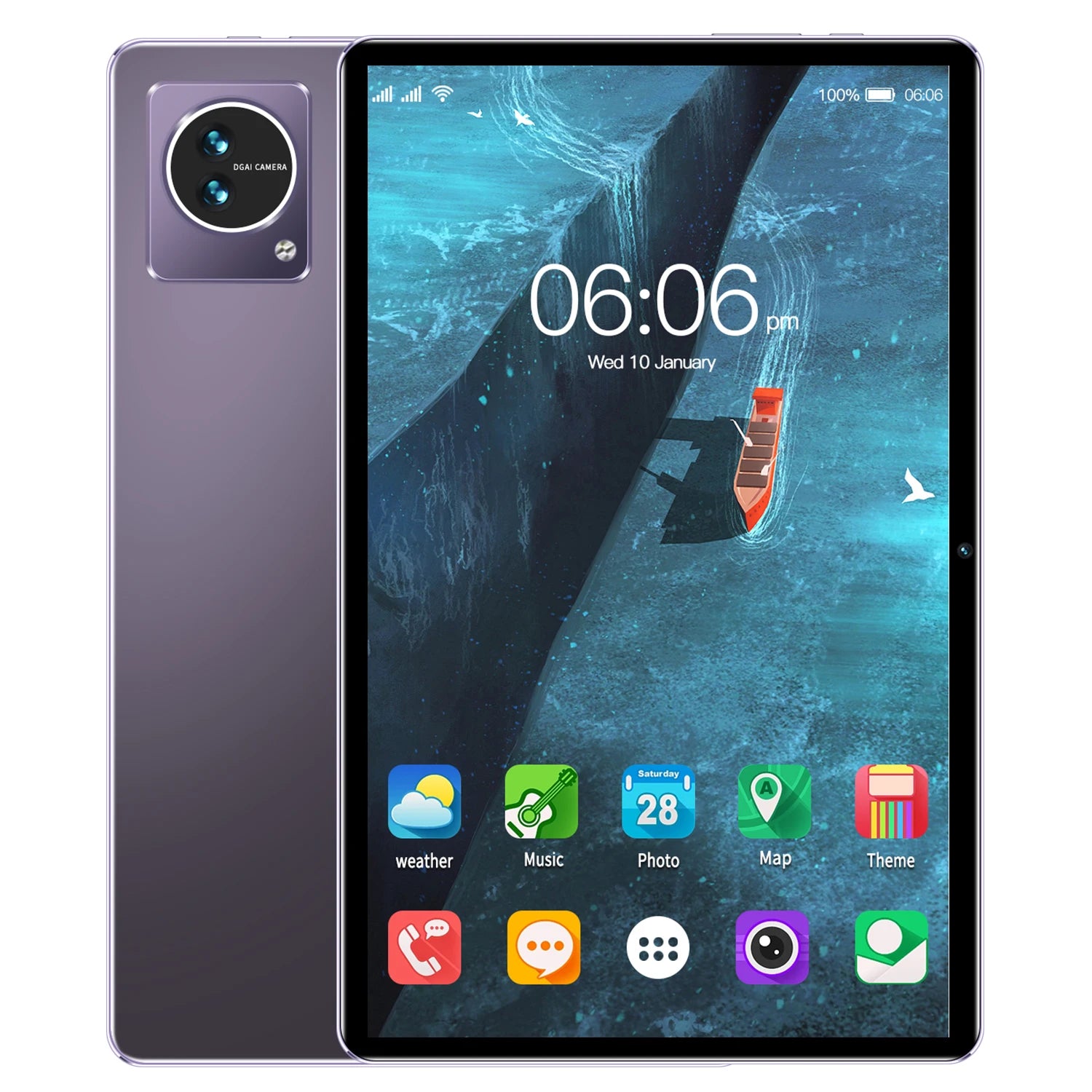 10 Inch V10 Tablet 10-Core Android13 Dual Card Dual Standby 16G+512G Qualcomm Octa Core 1920x1200 4G 5G Compatible Educational