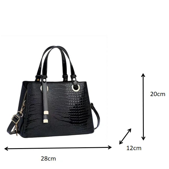2024 New Retro Crocodile Pattern High Capacity Fashion Trend Messenger Bags Luxury Women's Bags Womens Handbags
