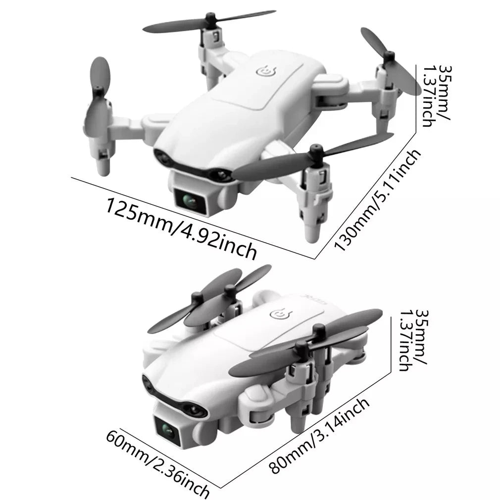 4DRC V9 Mini RC Drone With 4K 1080P HD Camera WiFi FPV Air Pressure Altitude Hold Gray Foldable Quadcopter RC Dron Toy for Kids