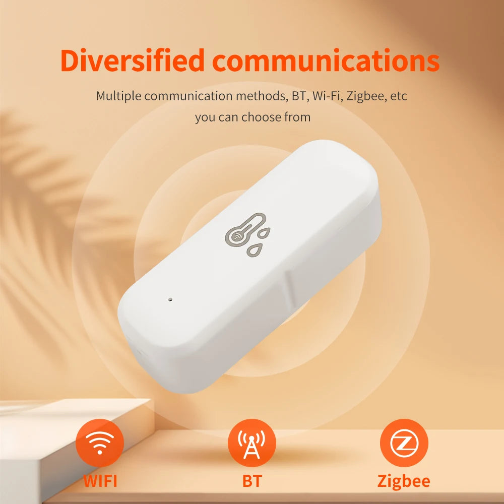 Tuya WiFi APP Remote Monitor Smart Home Var Smart Life Work Assistant Hygrothermograph Measure Temperature and Humidity Sensor