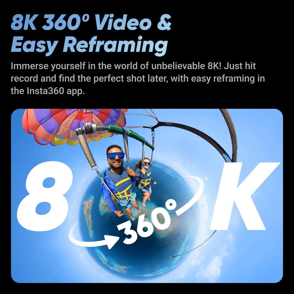 In Stock Insta360 X4 Sports Camera 8K Panoramic Anti Shake Waterproof Camera, Motorcycle Riding Sports Camera