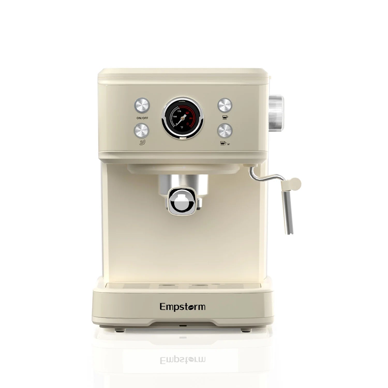 US Stock Barista 20bar Espresso Machine 3-in-1 Function Semi-Automatic Coffee Brewer White Barista Machine for Families 04E