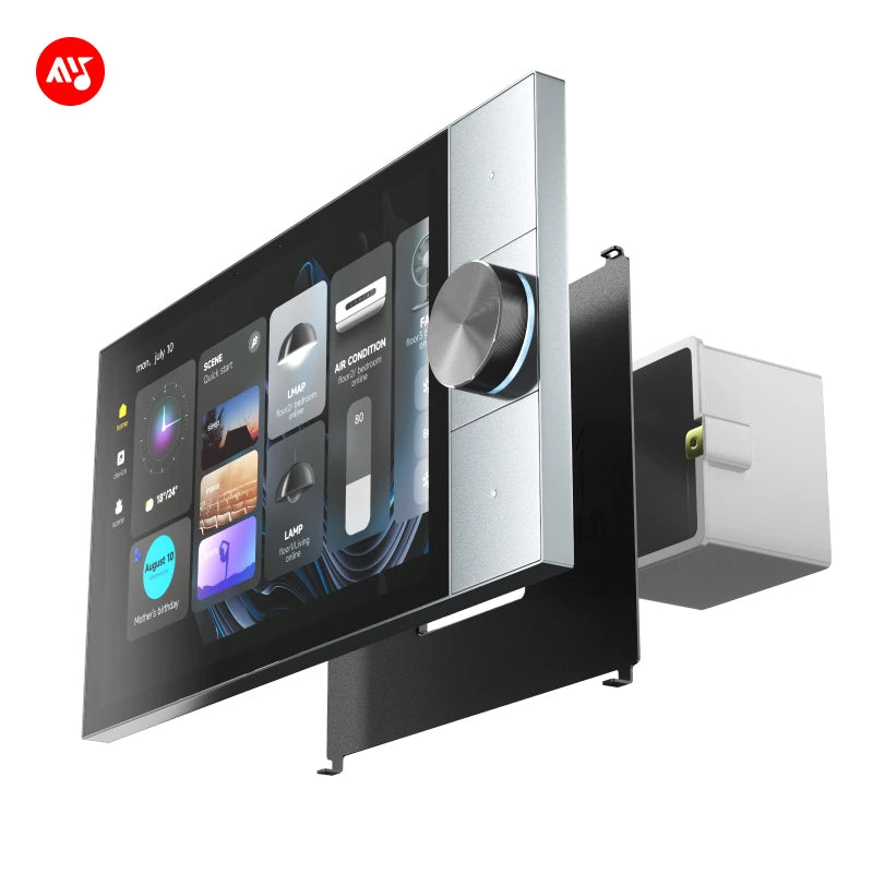 10-Inch Smart Home Control Knob with WiFi Android System for Hotel Residential Villa Lighting & Air Conditioning Panel