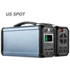 Portable Solar Power Bank 300W Solar Generator With AC Outlet Fast Charge Outdoor Emergency Backup Lighting for Camping Travel