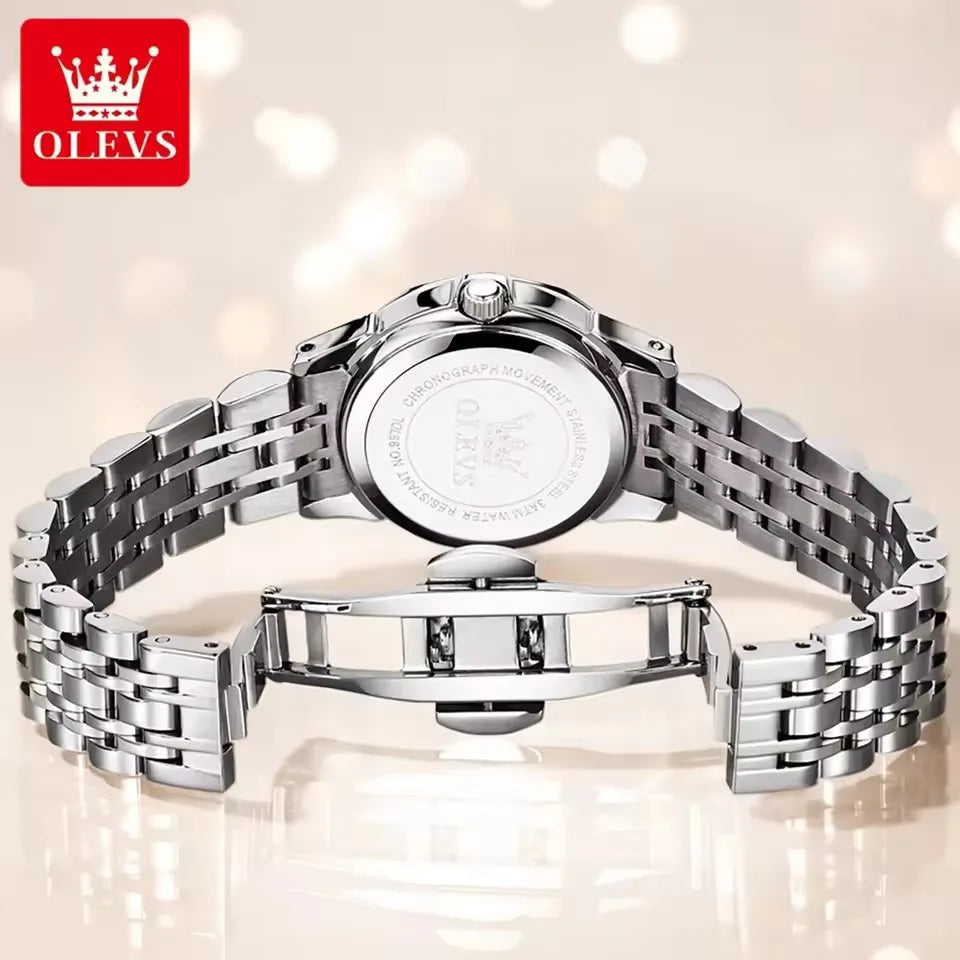 OLEVS 9970 Hot Waterproof Men's Watches Digital Quartz Watch for Man Luminous Stainless Steel Wristwatch Male Date Week