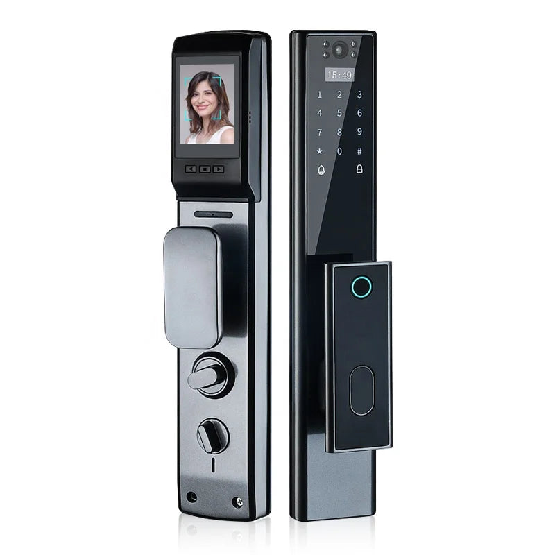 Tediton Fechaduras Inteligentes Biometric Fingerprint Security Digital Fingerprint Smart Camera Door Lock